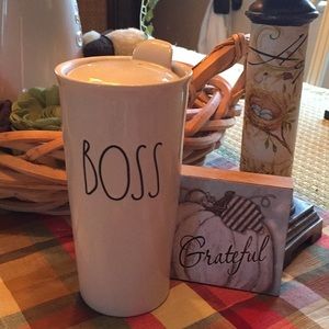 Rae Dunn Boss travel cup✨